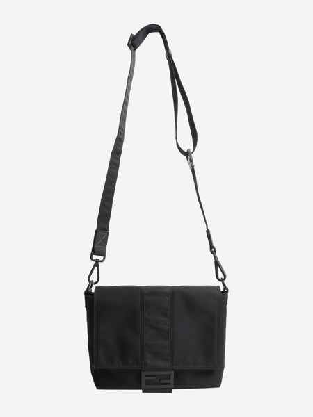 Black nylon Baguette bag alternate image