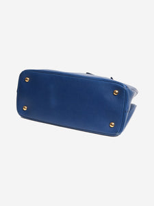 Prada Blue Saffiano Lux leather 2way bag