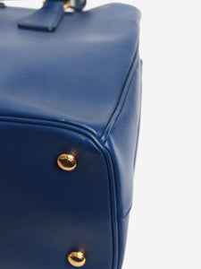 Prada Blue Saffiano Lux leather 2way bag