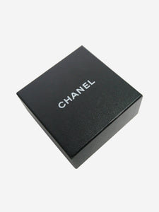 Chanel Black CC cuff bangle