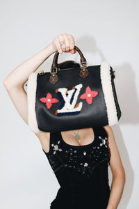 Louis Vuitton Black 2020 Monogram Teddy Speedy 30 bag