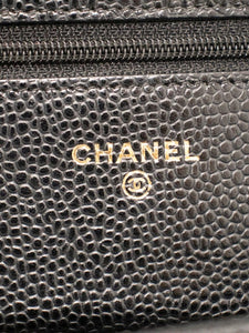 Chanel Black 2013 caviar Wallet on Chain