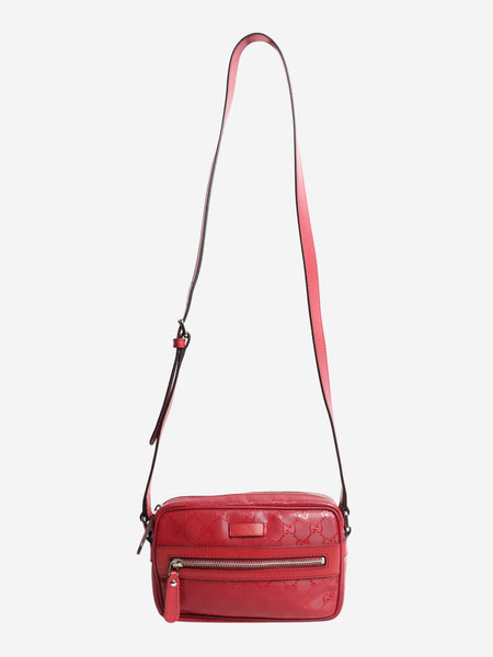 Red GG coated canvas bag alternate image