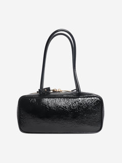 Black Beau patent top handle bag Top Handle Bags Miu Miu 