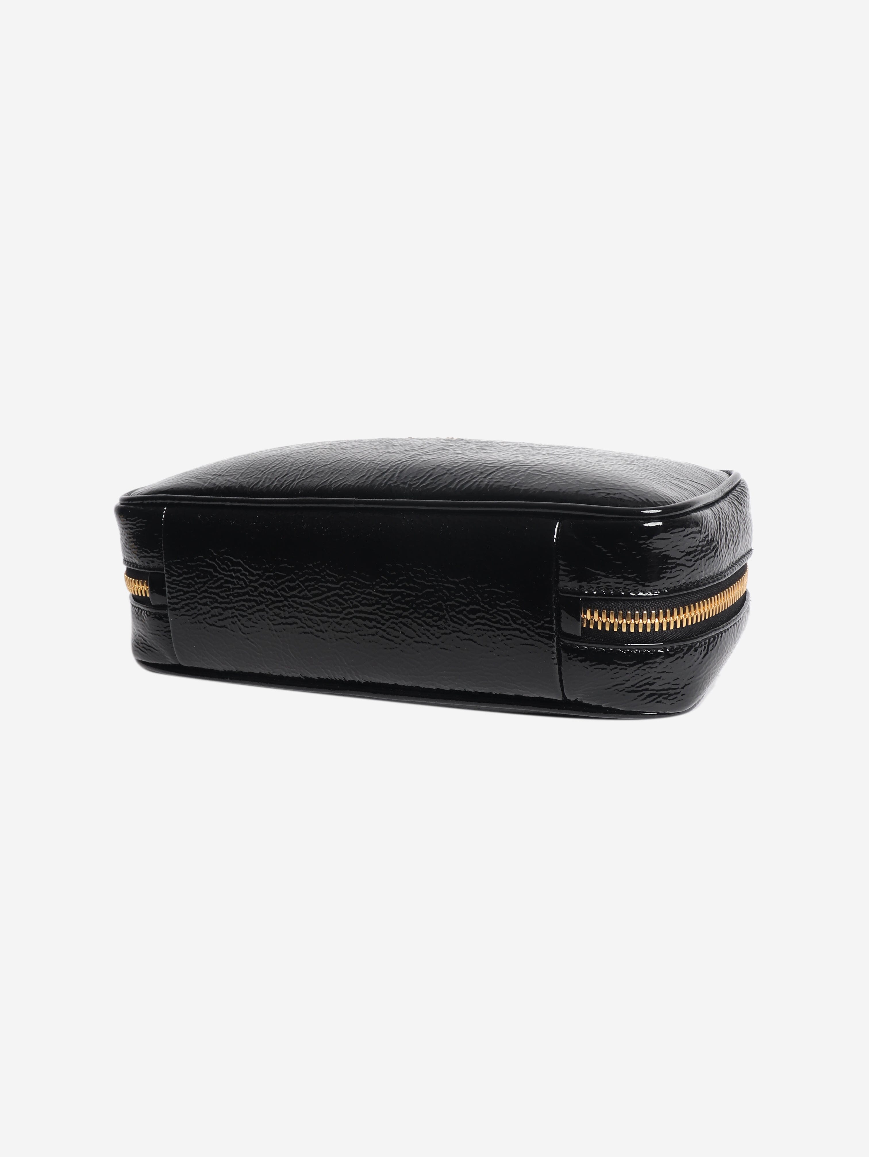 Black Beau patent top handle bag Top Handle Bags Miu Miu 