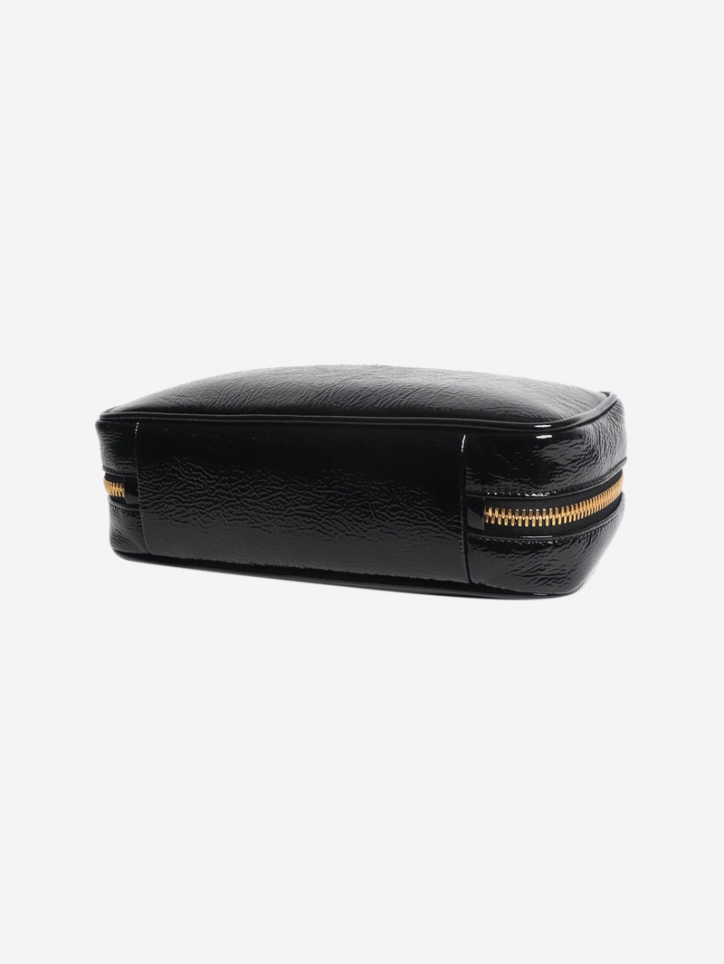 Black Beau patent top handle bag Top Handle Bags Miu Miu 