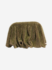 Bendetta Bruzziches Green Diamante pouch