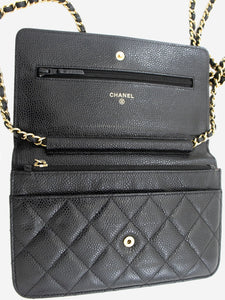 Chanel Black 2013 caviar Wallet on Chain