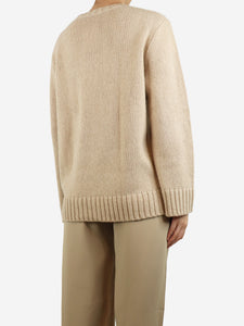 Jenni Kayne Beige cashmere jumper - size XS