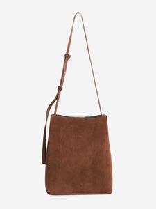 Aesther Ekme Brown Sac Supple suede tote bag