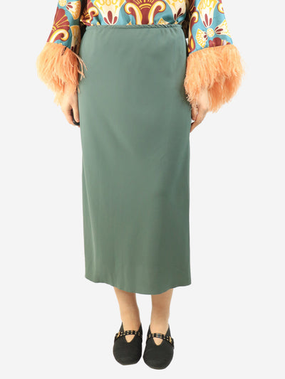Green midi skirt - size UK 12 Skirts Dries Van Noten 