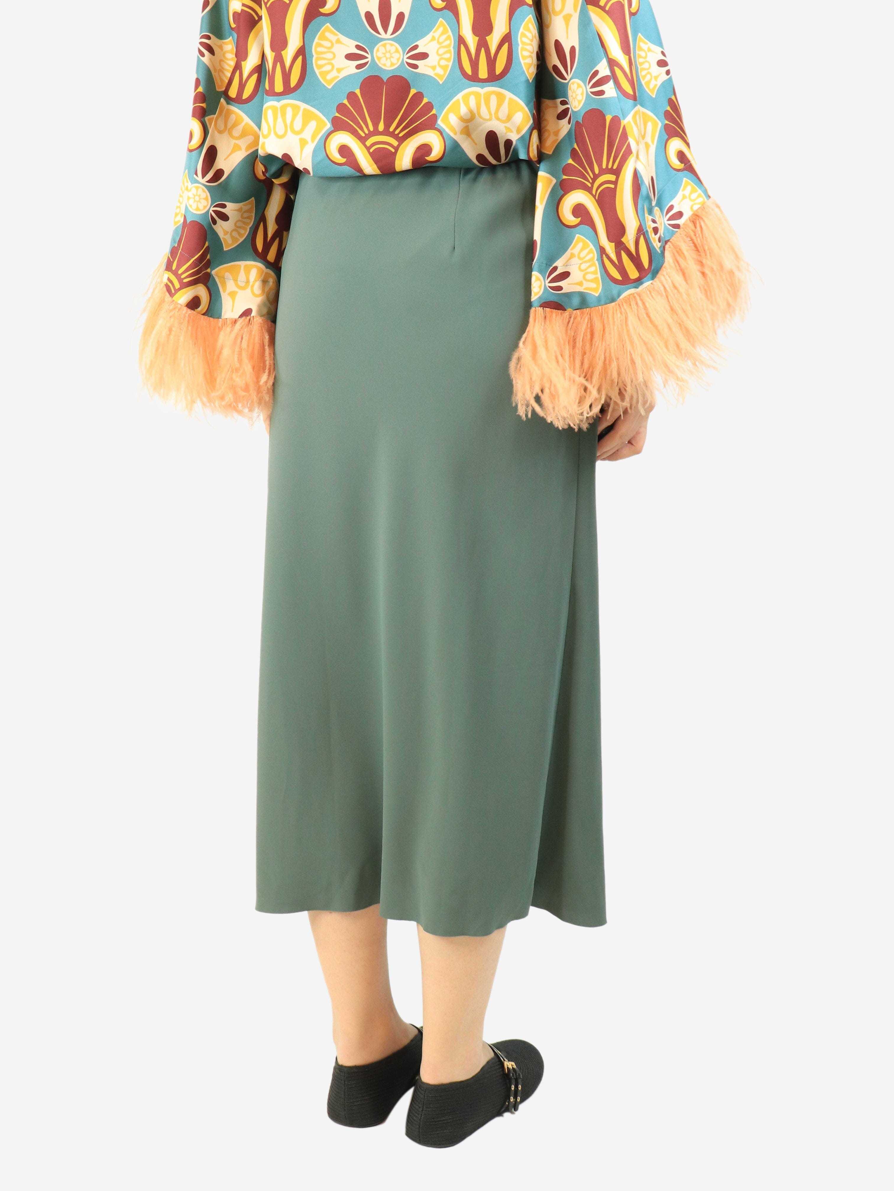 Green midi skirt - size UK 12 Skirts Dries Van Noten 