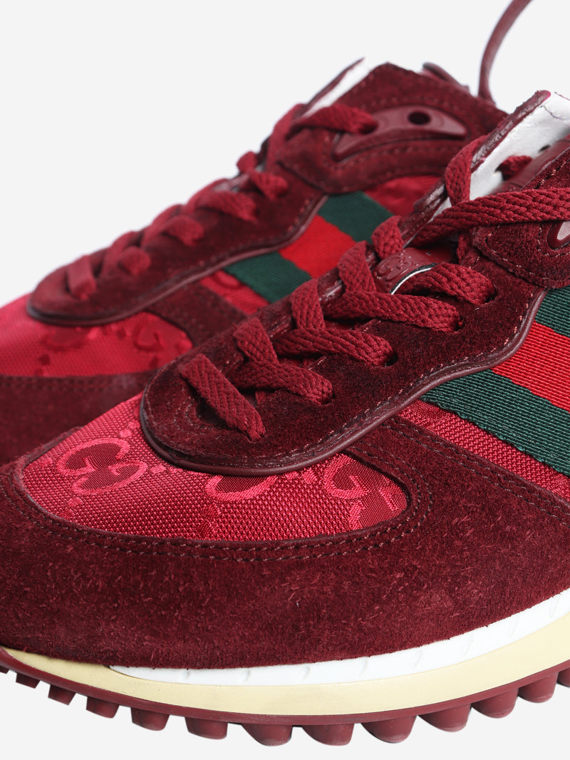 Burgundy Re-Motion sneakers - size EU 35.5