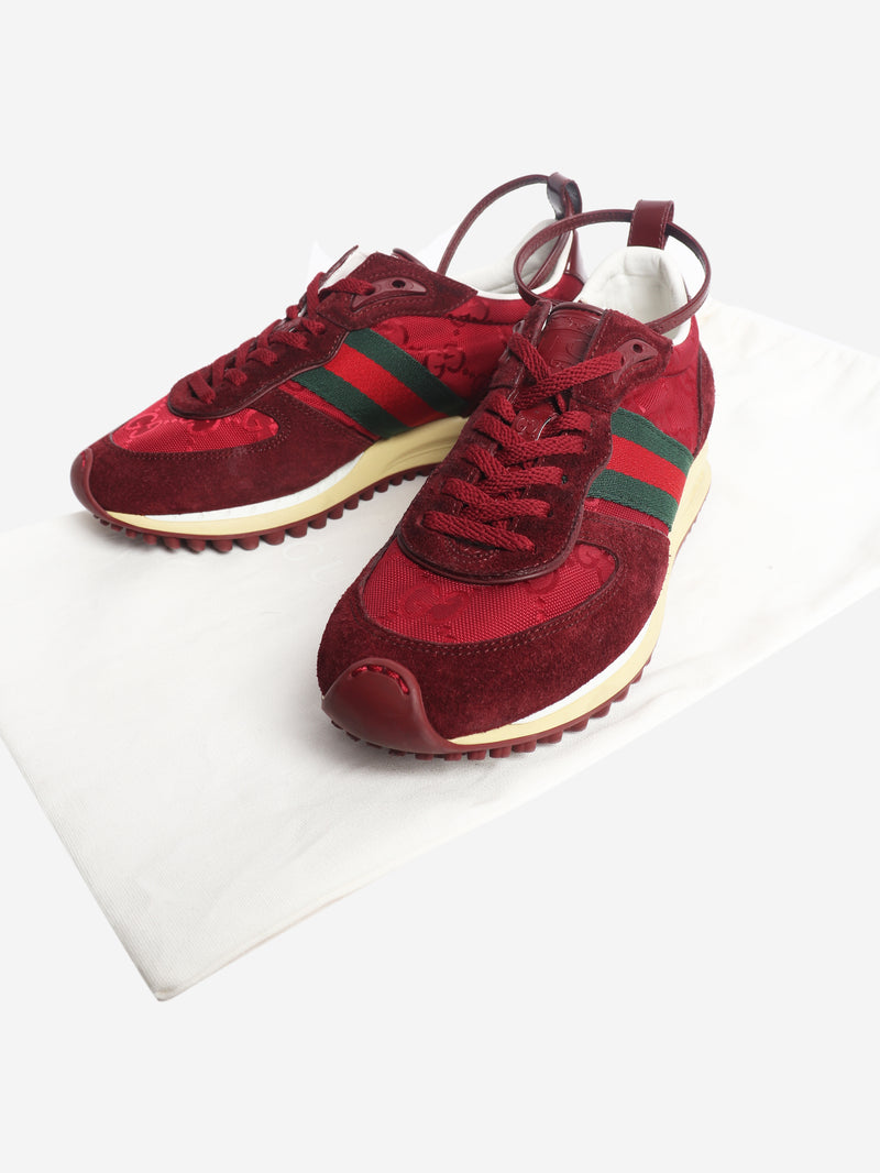 Burgundy Re-Motion sneakers - size EU 35.5