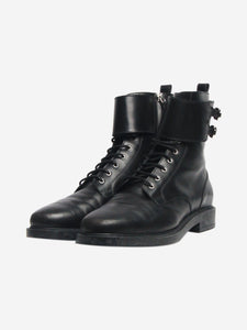 Tod's Black biker boots - size EU 40.5