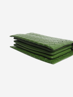 Green Trio leather shoulder bag Shoulder bags Bottega Veneta 