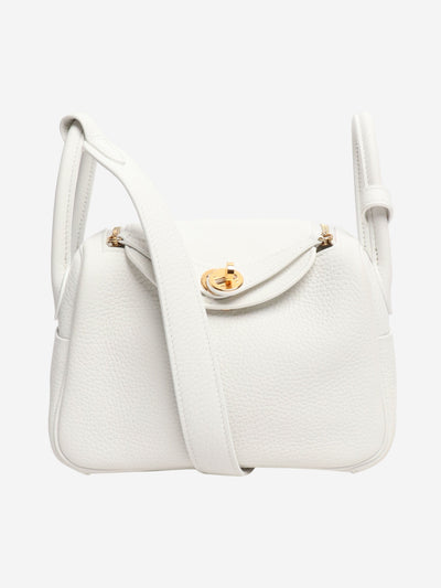 White mini lindy cross-body bag Cross-body Bags Hermes 