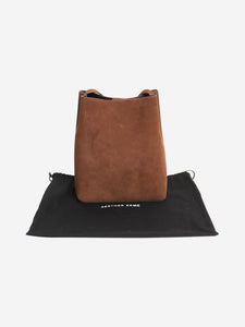 Aesther Ekme Brown Sac Supple suede tote bag