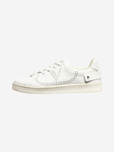 White Backnet leather trainers - size EU 36.5 Trainers Sign of the Times 