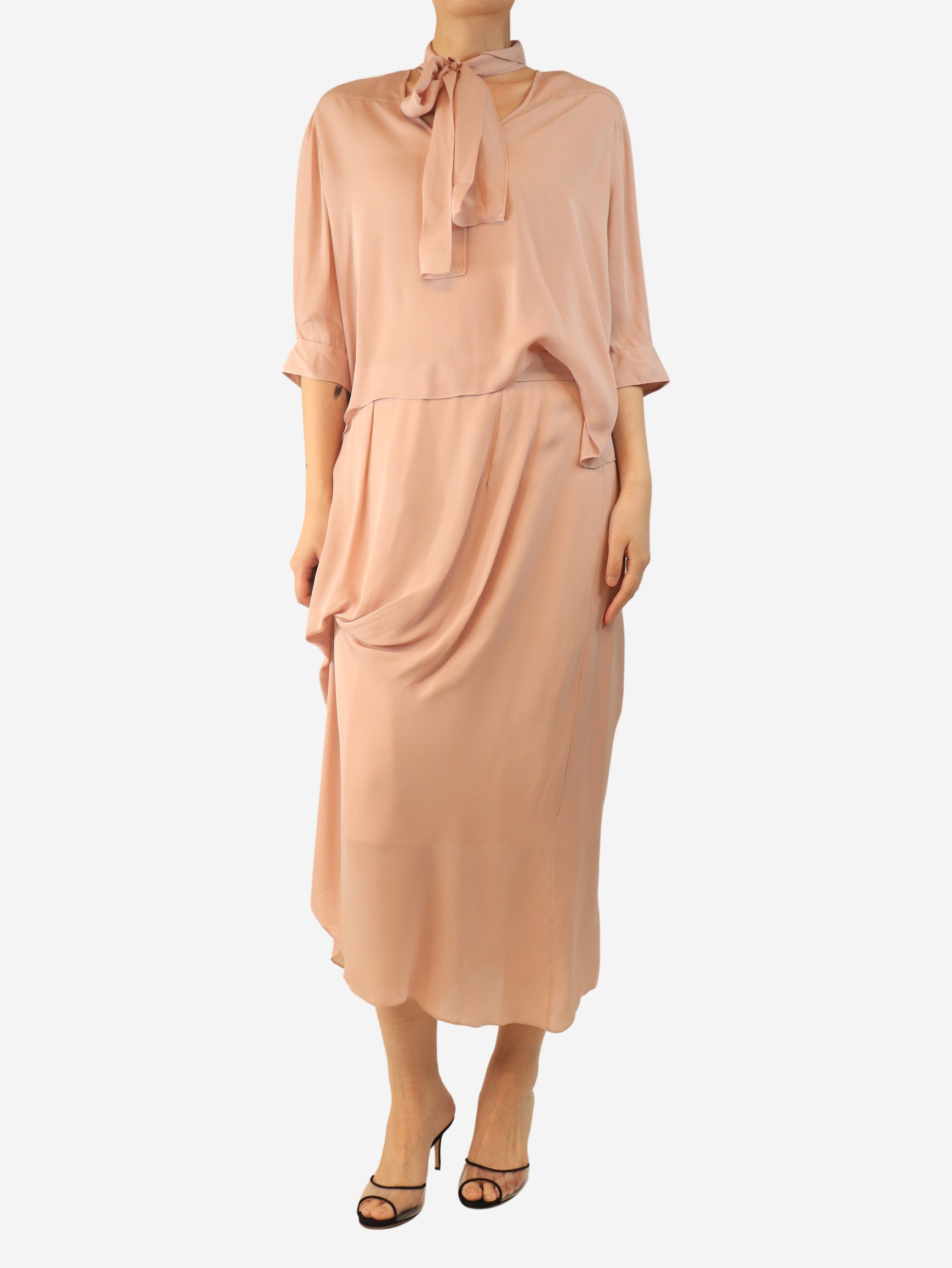 Pink Light blouse and Magnolia skirt set - size M Sets Morgane Le Fay 