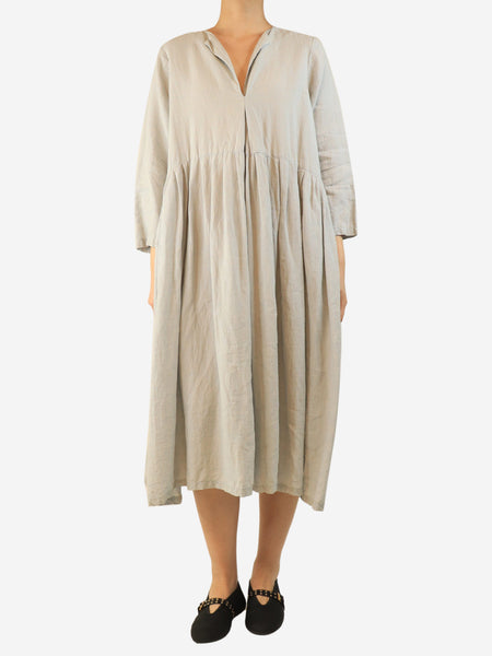 Duck egg linen dress - One size product image