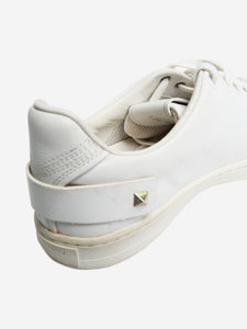 Sign of the Times White Backnet leather trainers - size EU 36.5