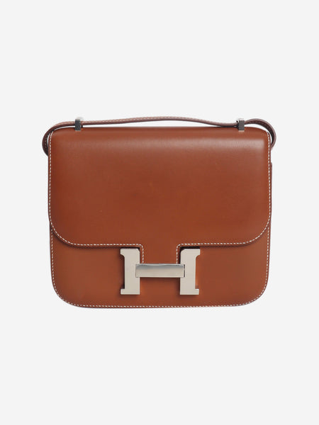 Brown box leather Constance bag product image