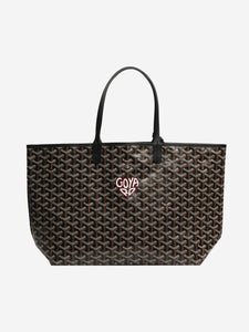 Goyard Black Amalouis tote with purse