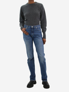 ME+EM Blue slim-leg jeans - size UK 6