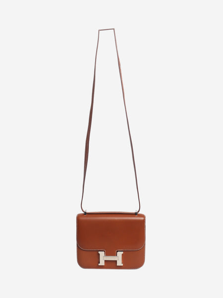 Brown box leather Constance bag alternate image