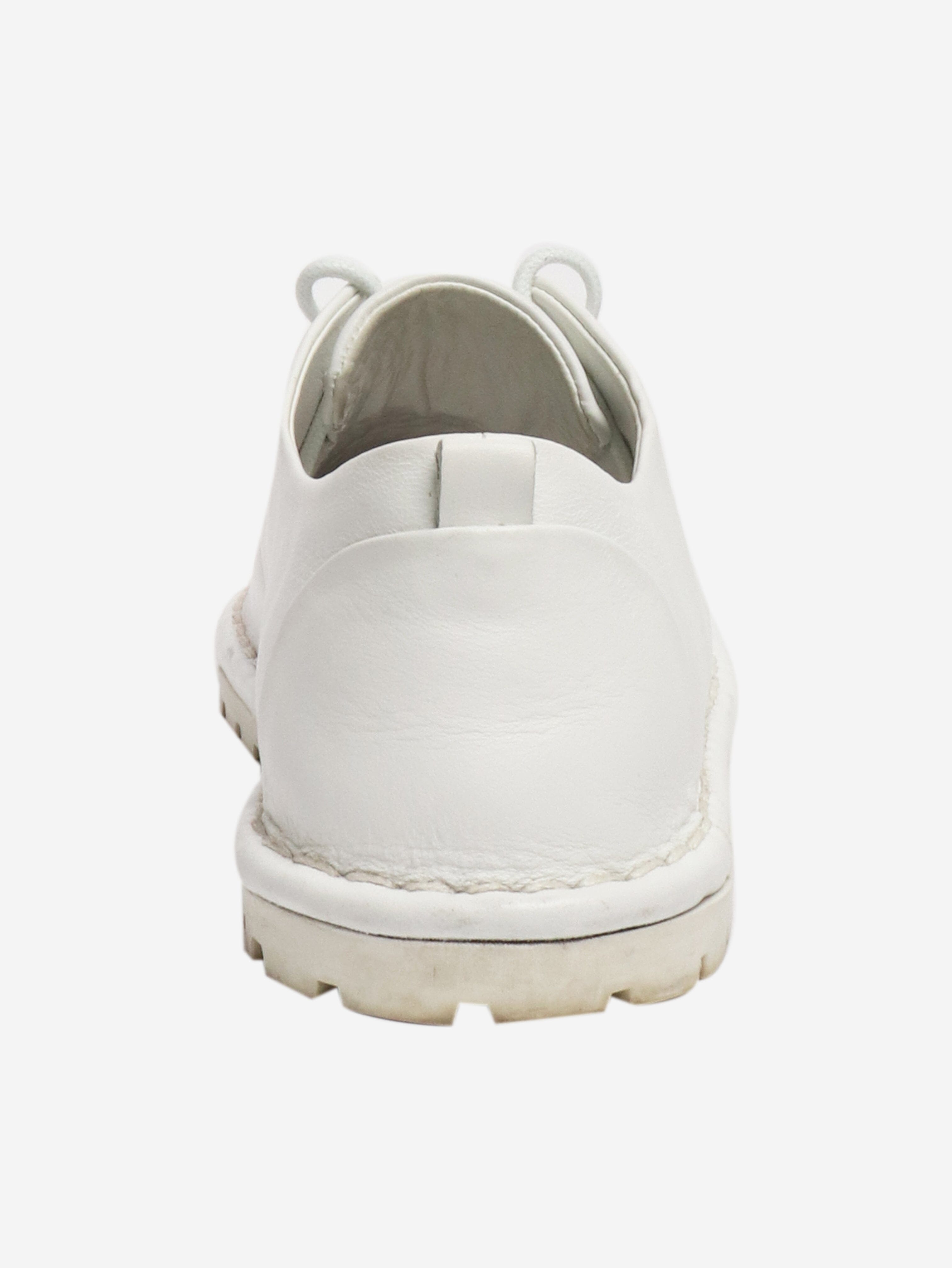 White lace-up leather shoes - size EU 38.5 Trainers Marsell 
