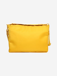 Yellow Econyl nylon baguette crossbody bag Shoulder bags Fendi 