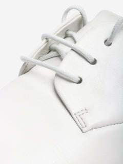 White lace-up leather shoes - size EU 38.5 Trainers Marsell 