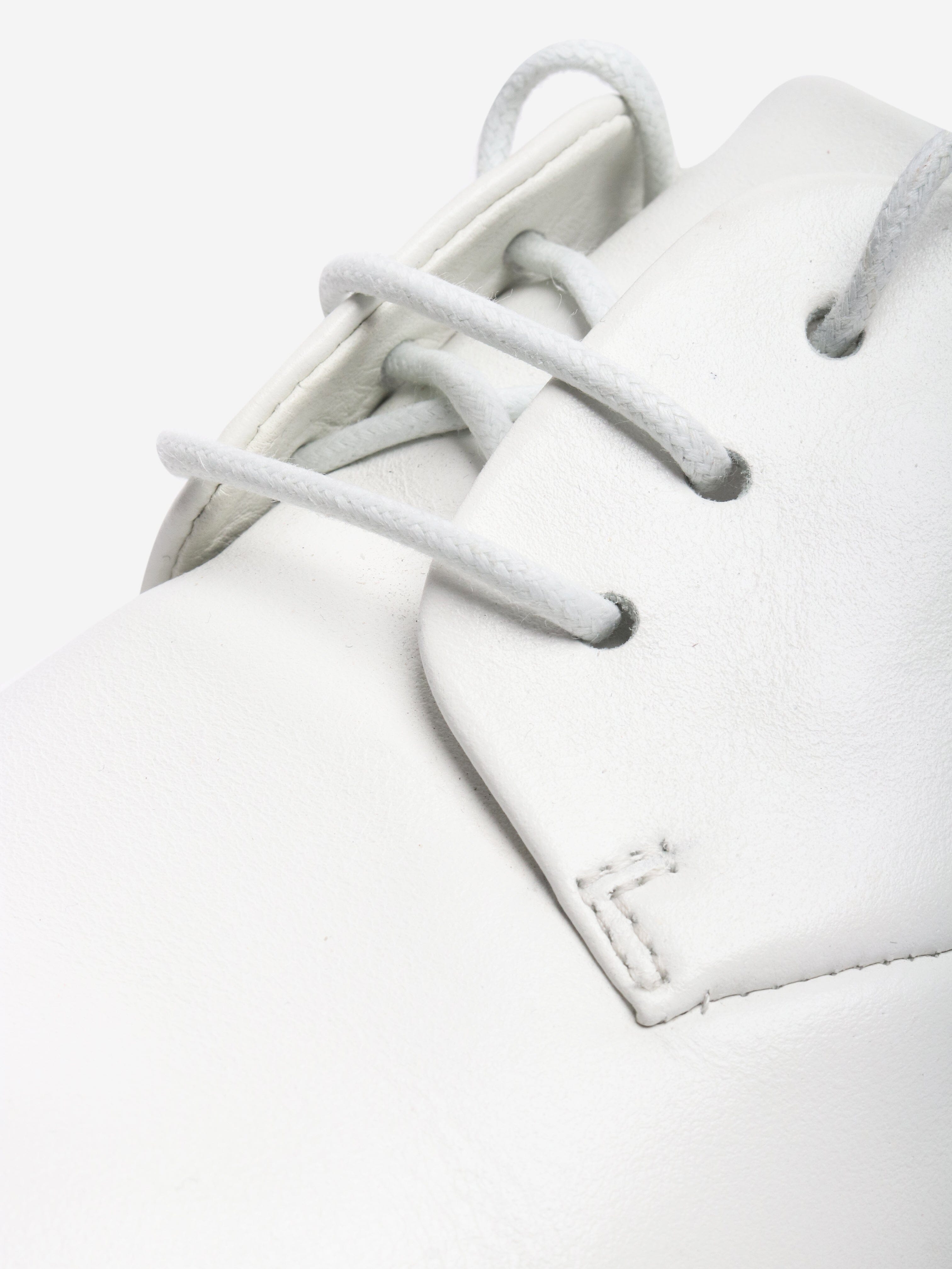 White lace-up leather shoes - size EU 38.5 Trainers Marsell 