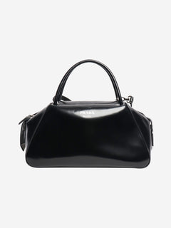 Black Supernova brushed leather tote bag - size Bags Prada 