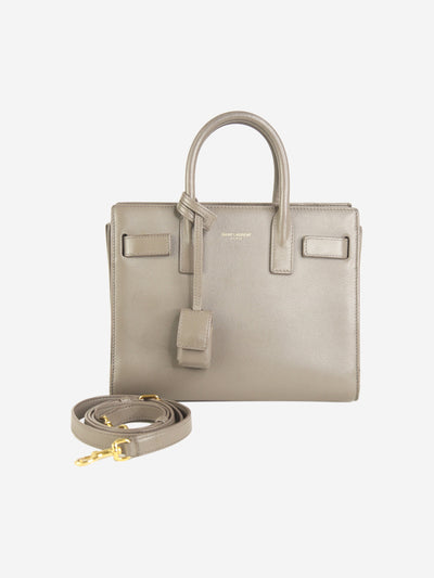 Grey Sac De Jour 2016 Nano top handle bag Top Handle Bags Saint Laurent 