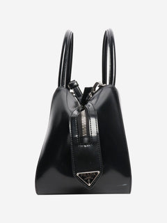 Black Supernova brushed leather tote bag - size Bags Prada 