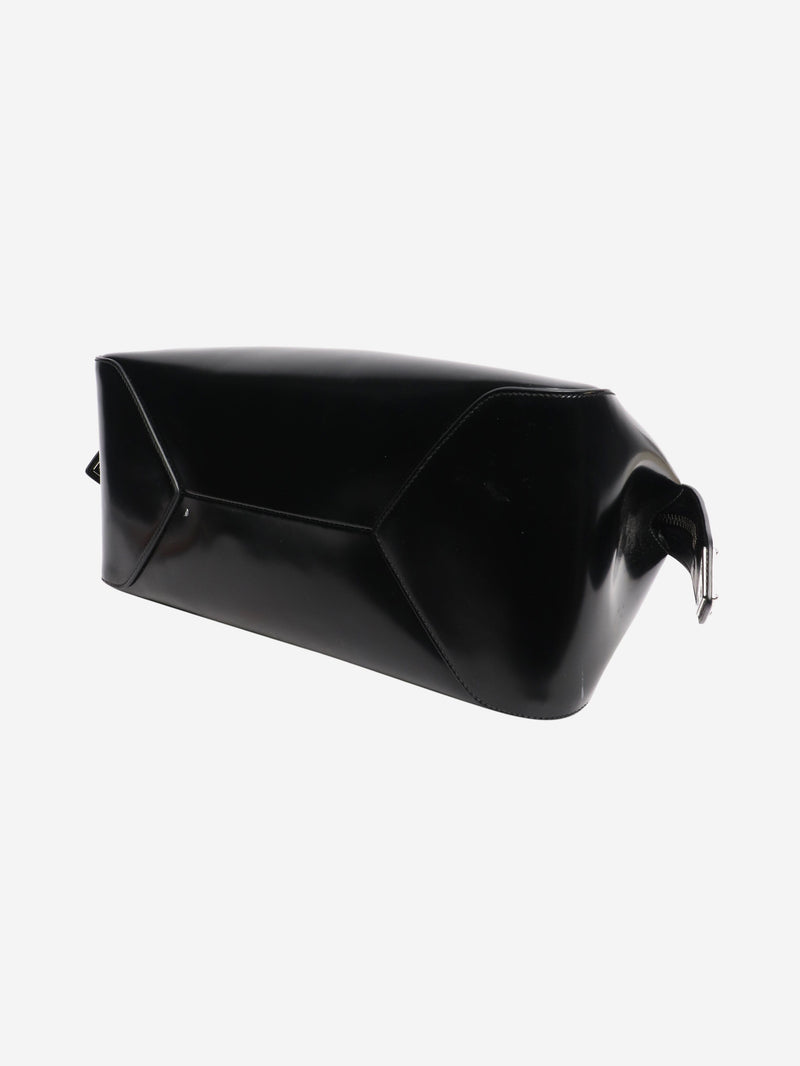 Black Supernova brushed leather tote bag - size Bags Prada 