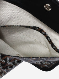 Goyard Black Amalouis tote with purse