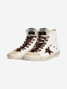 Golden Goose Multicolour Francy high top trainers - size EU 37