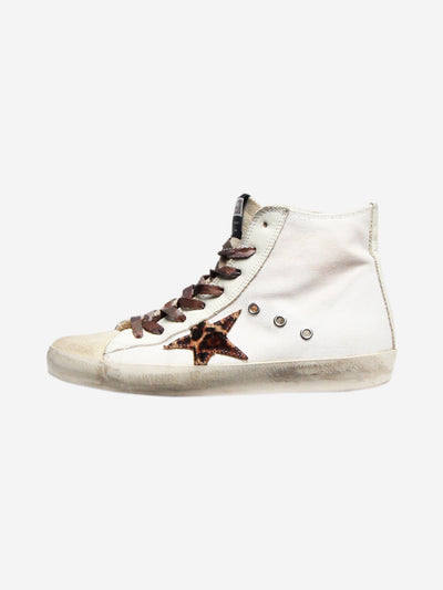 Golden Goose pre owned multicolour Francy high top trainers size EU 37 Sign of the Times