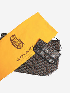 Goyard Black Amalouis tote with purse