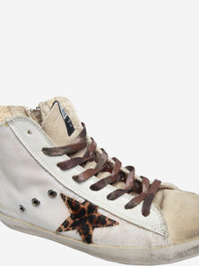 Golden Goose Multicolour Francy high top trainers - size EU 37