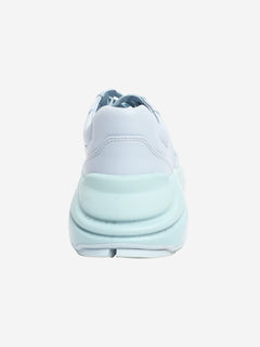 Blue Rhyton leather trainers - size EU 38.5 Trainers Gucci 