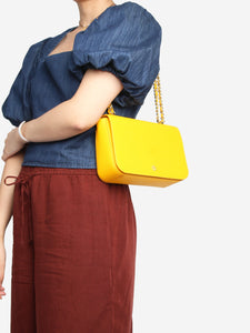 Tory Burch Yellow leather shoulder bag