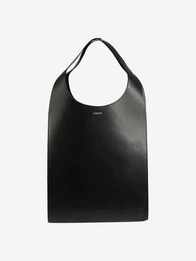 Black leather tote bag Tote Bags Coperni 