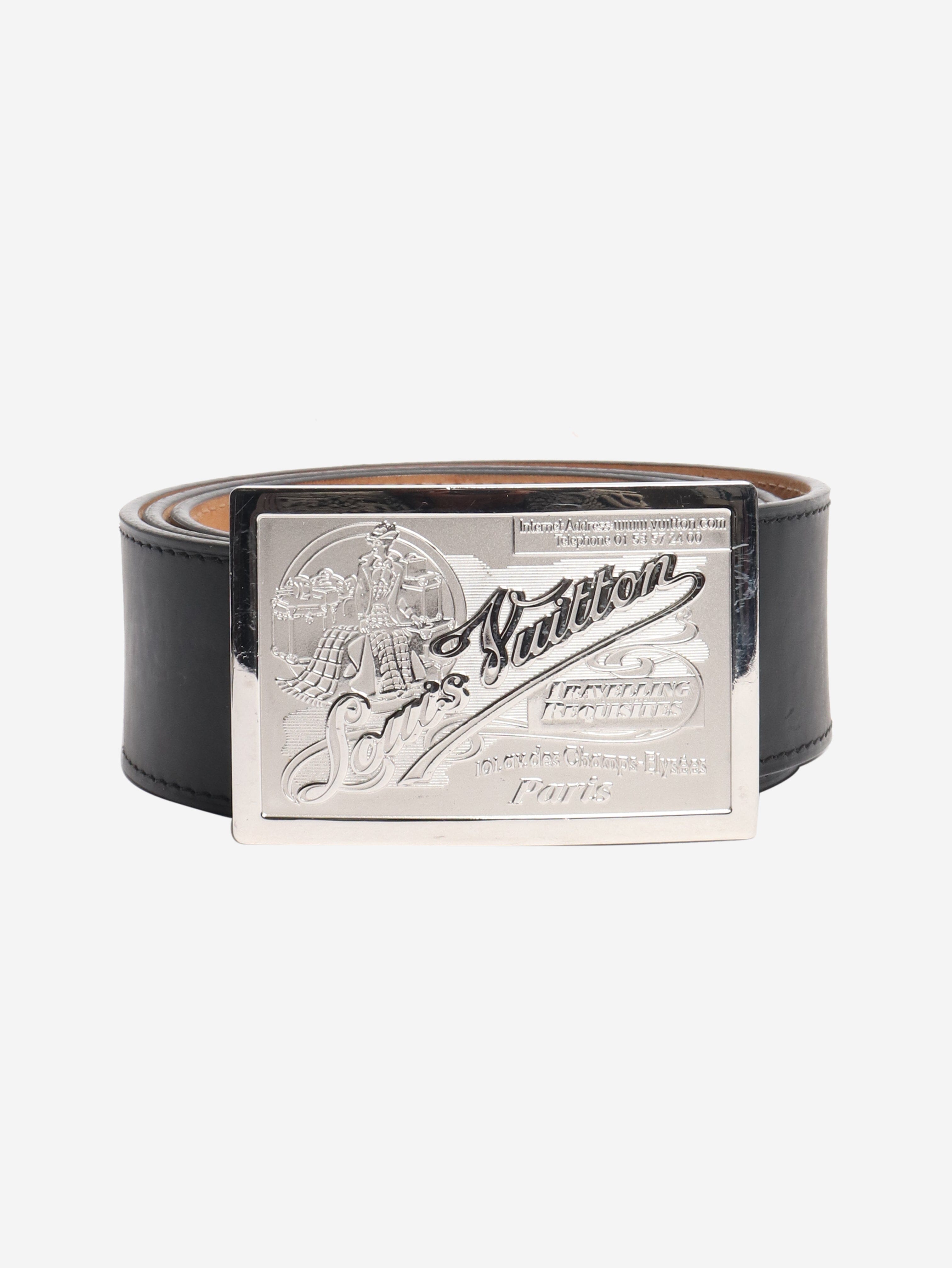 Black Travelling Requisites belt Belts Louis Vuitton 