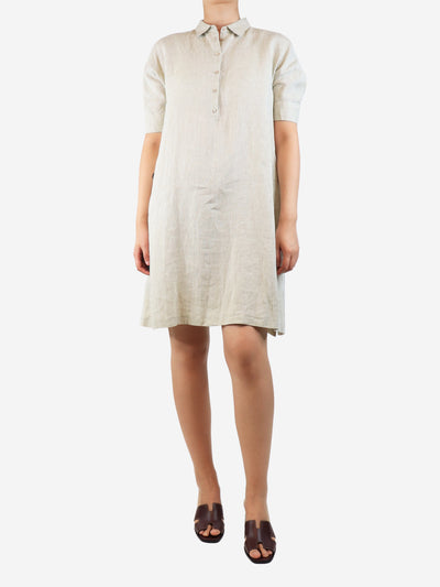 Sage shirt dress - size UK 10 Dresses Loro Piana 