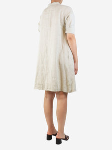Loro Piana Sage shirt dress - size UK 10