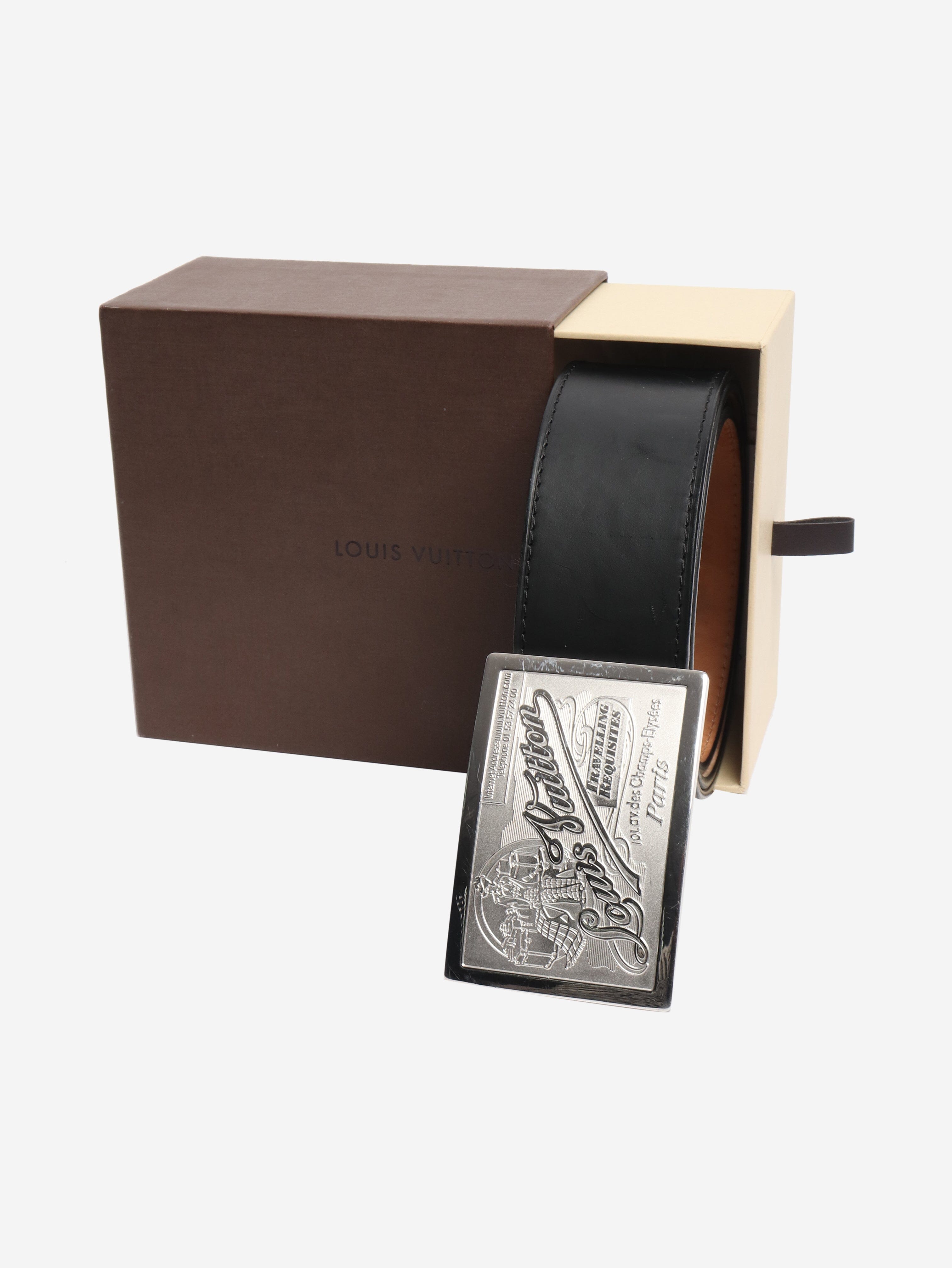 Black Travelling Requisites belt Belts Louis Vuitton 
